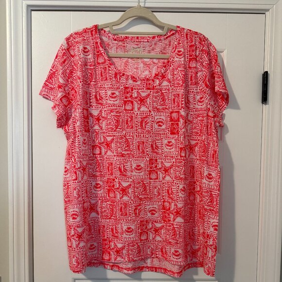 Lilly Pulitzer Etta Top, NWT, XXL - Picture 1 of 3